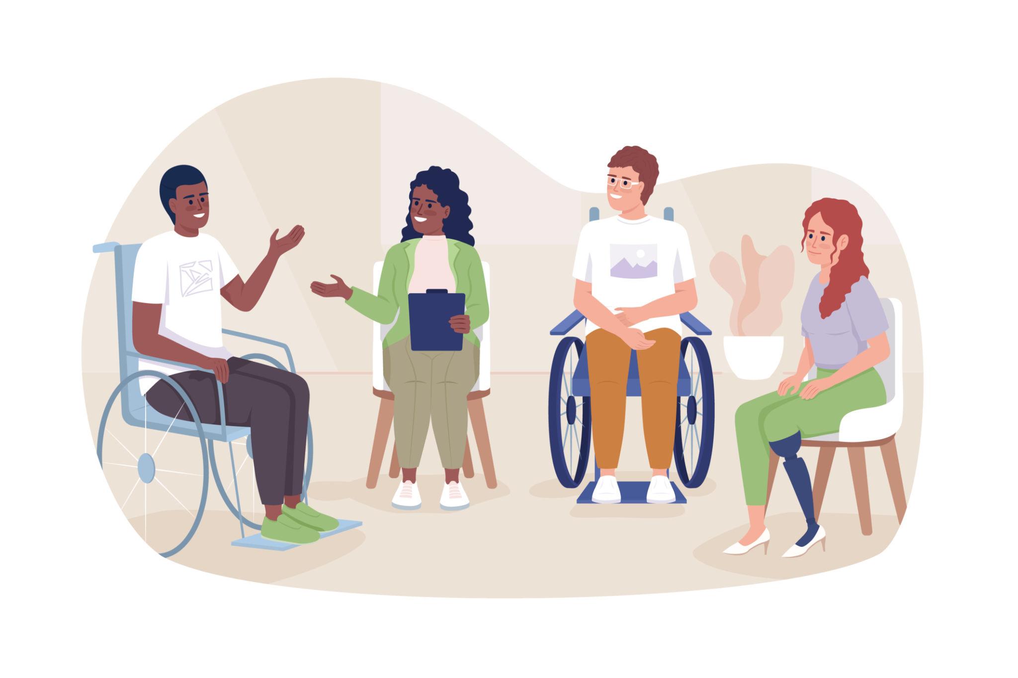 Inclusive community illustration