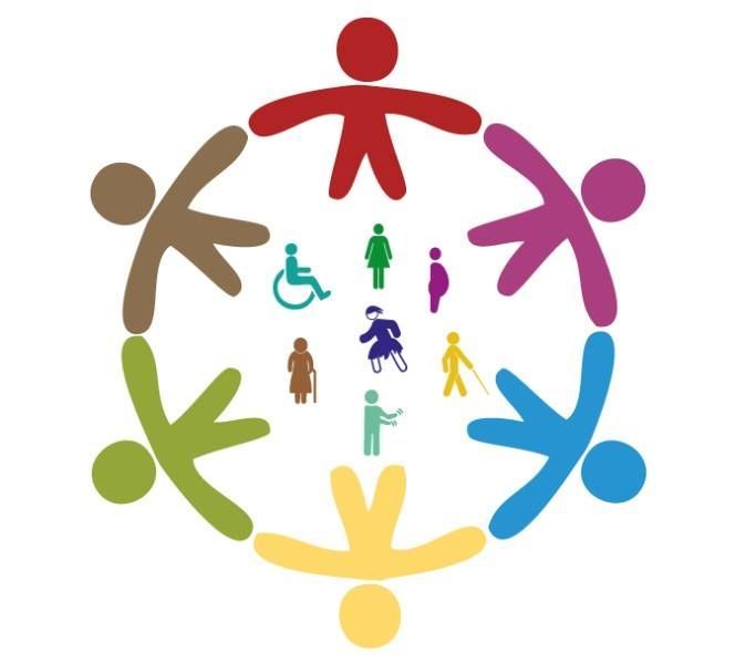 Members of the Divyaability family in a supportive group